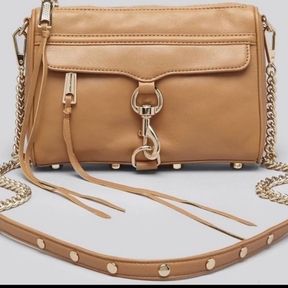 Rebecca Minkoff Mac Crossbody in Tan Honey - Picture 1 of 14